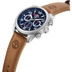 Timberland TDWGF0028705 — Blue Dial Leather Watch