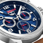 Timberland TDWGF0028705 — Blue Dial Leather Watch