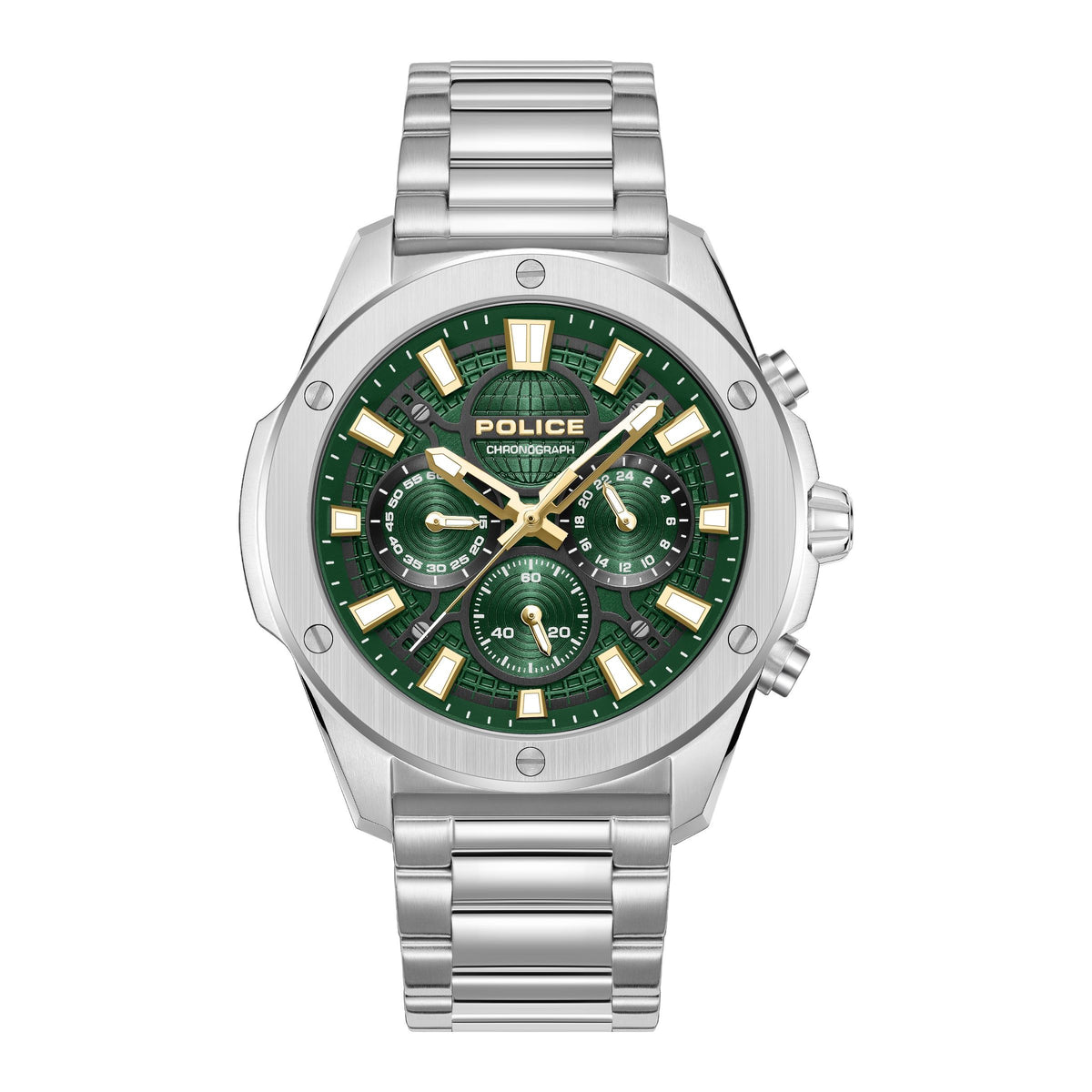 Police Moonstrike Men's Green Dial Chronograph Watch – PEWGK0093101