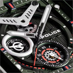 Police Clout Men's Green Dial Chronograph Watch – PEWGO0052404