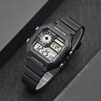Casio Men's Digital Sport Watch - Black Resin Band - AE-1200WH-1AVDF