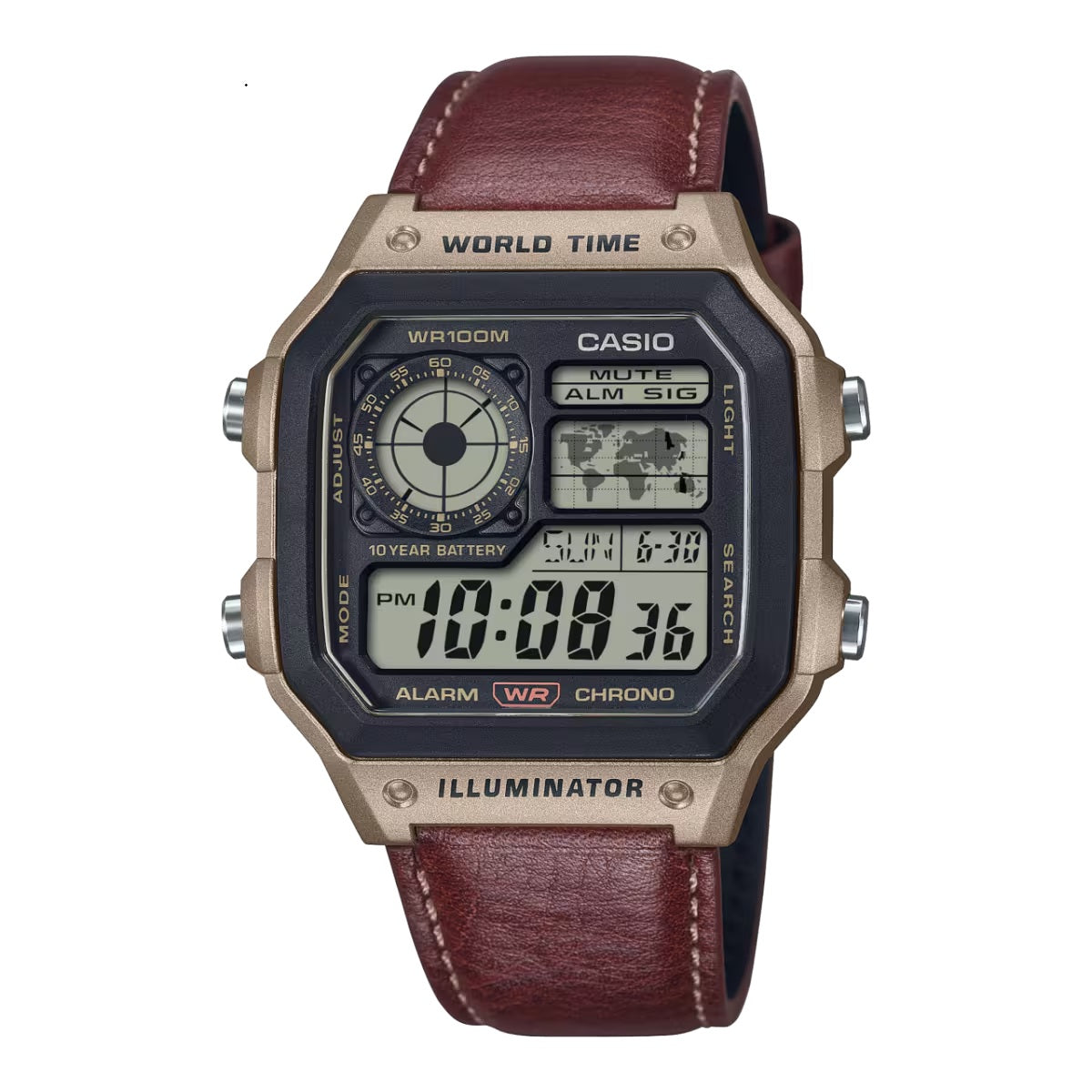 Casio Classic "Royale" Digital Watch AE-1200WHL-5AVDF