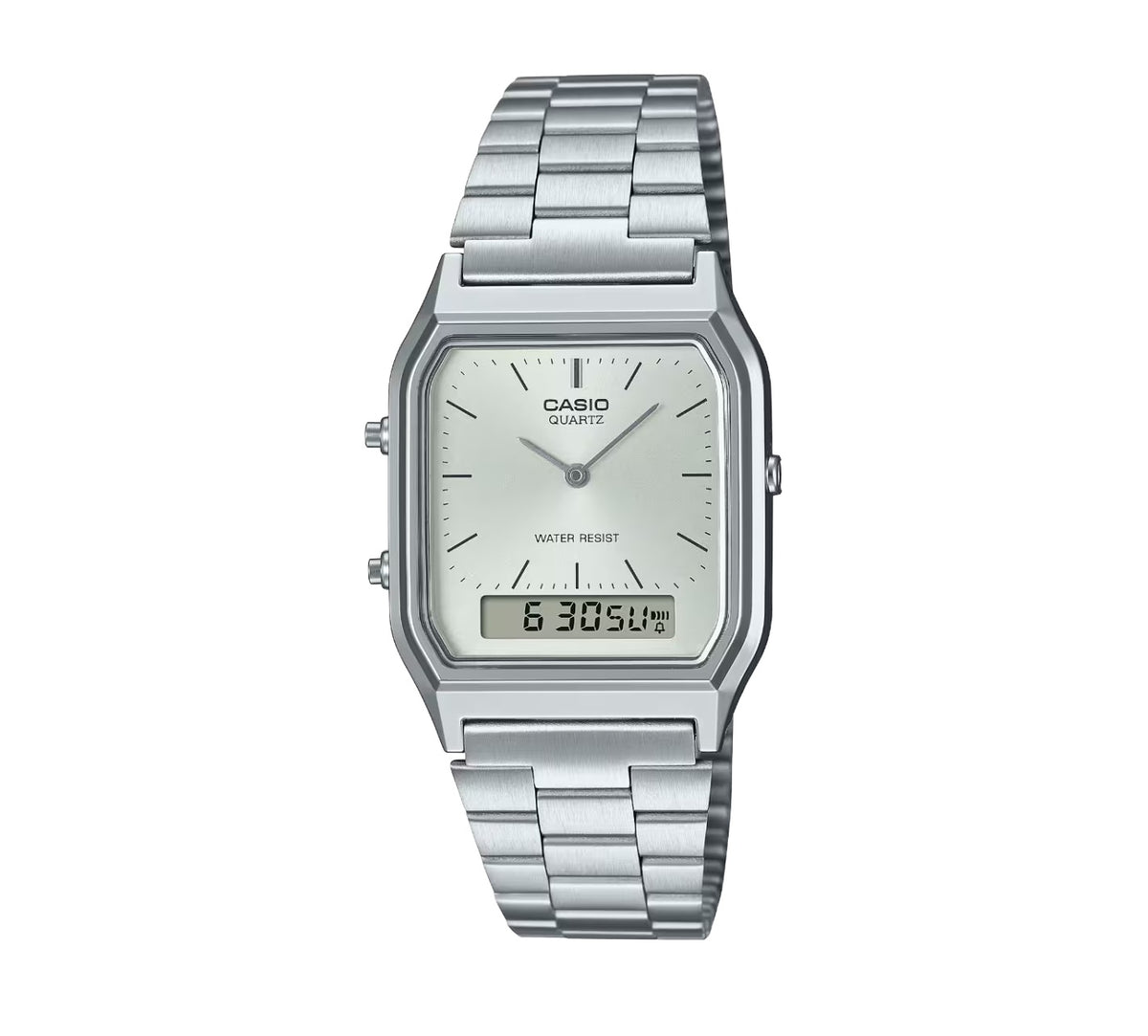 Casio AQ-230A-7AMQYDF is a retro-style analog-digital unisex watch