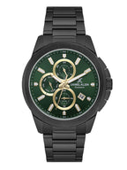 Daniel Klein Men's Green Dial Steel Watch