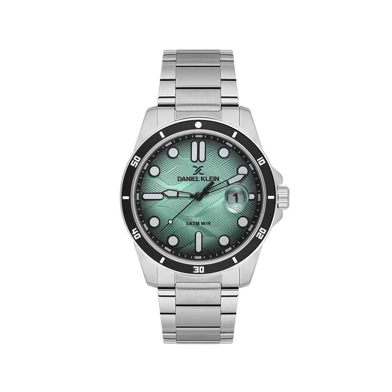 Daniel Klein Ice Green Dial Stainless Steel Watch