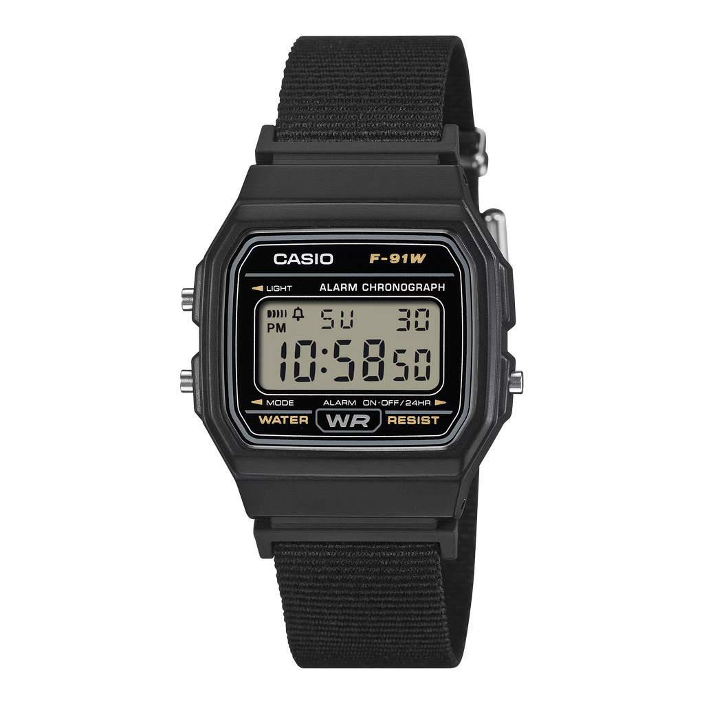 Casio F-91W – Slim Digital Watch with Cloth Band