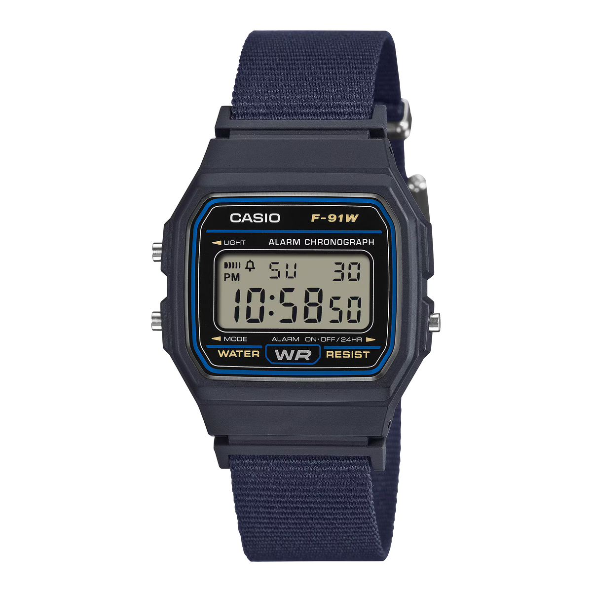 Casio F-91W – Slim Digital Watch with Cloth Band