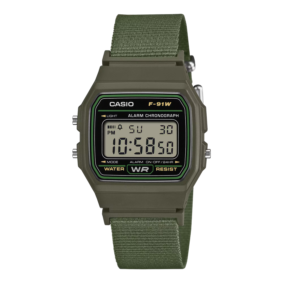 Casio F-91W – Slim Digital Watch with Cloth Band