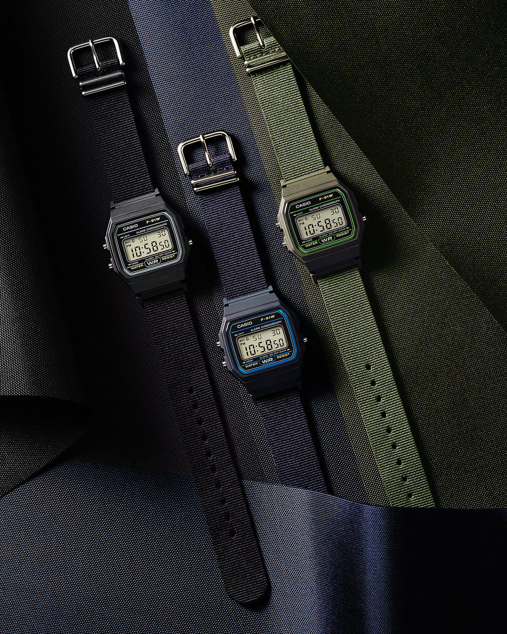 Casio F-91W – Slim Digital Watch with Cloth Band