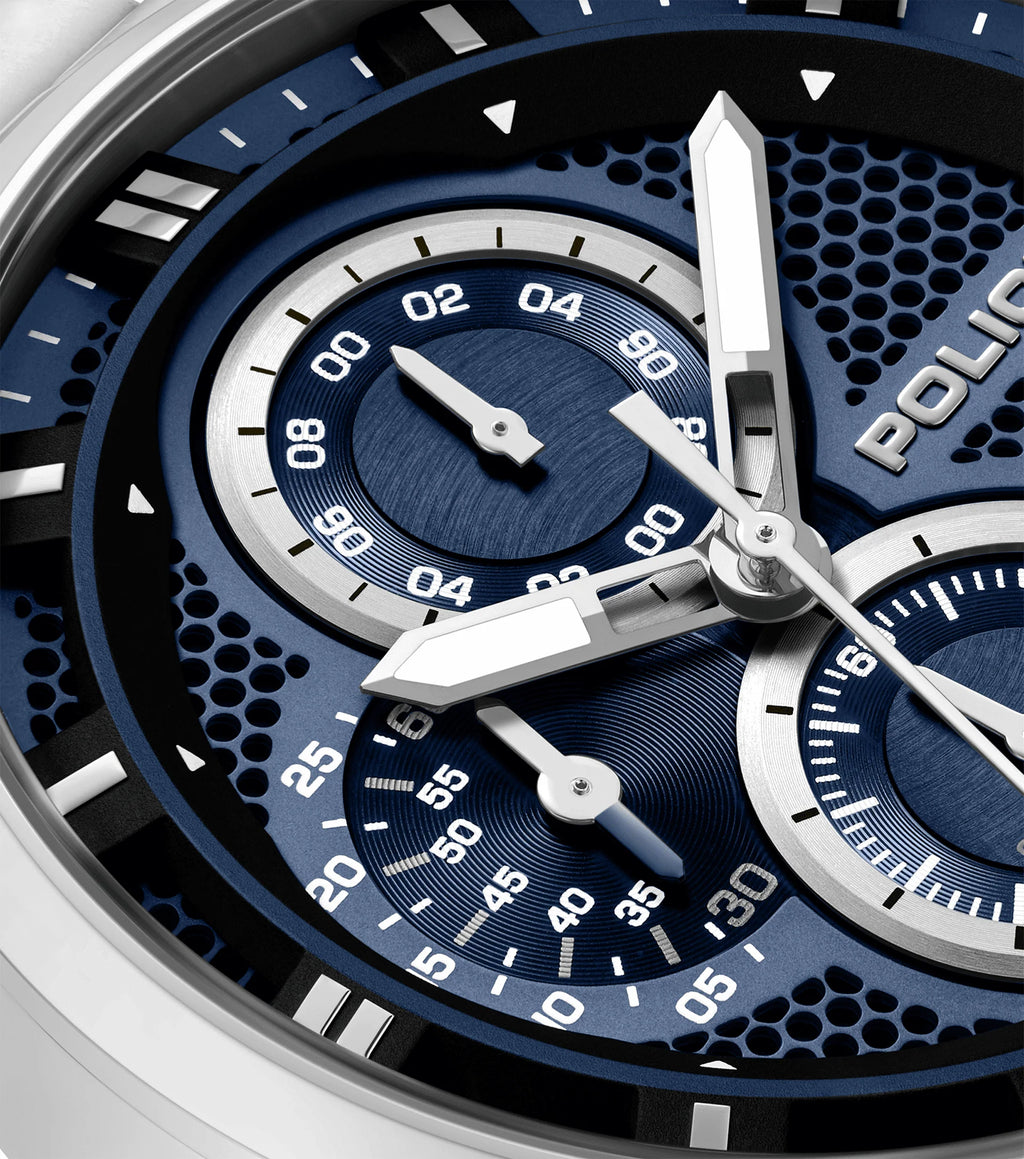 Police Levuka Men's Blue Dial Quartz Watch – PEWGK0092502