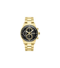 Police Levuka Men's Charcoal Dial Gold-Tone Watch – PEWGK0092503