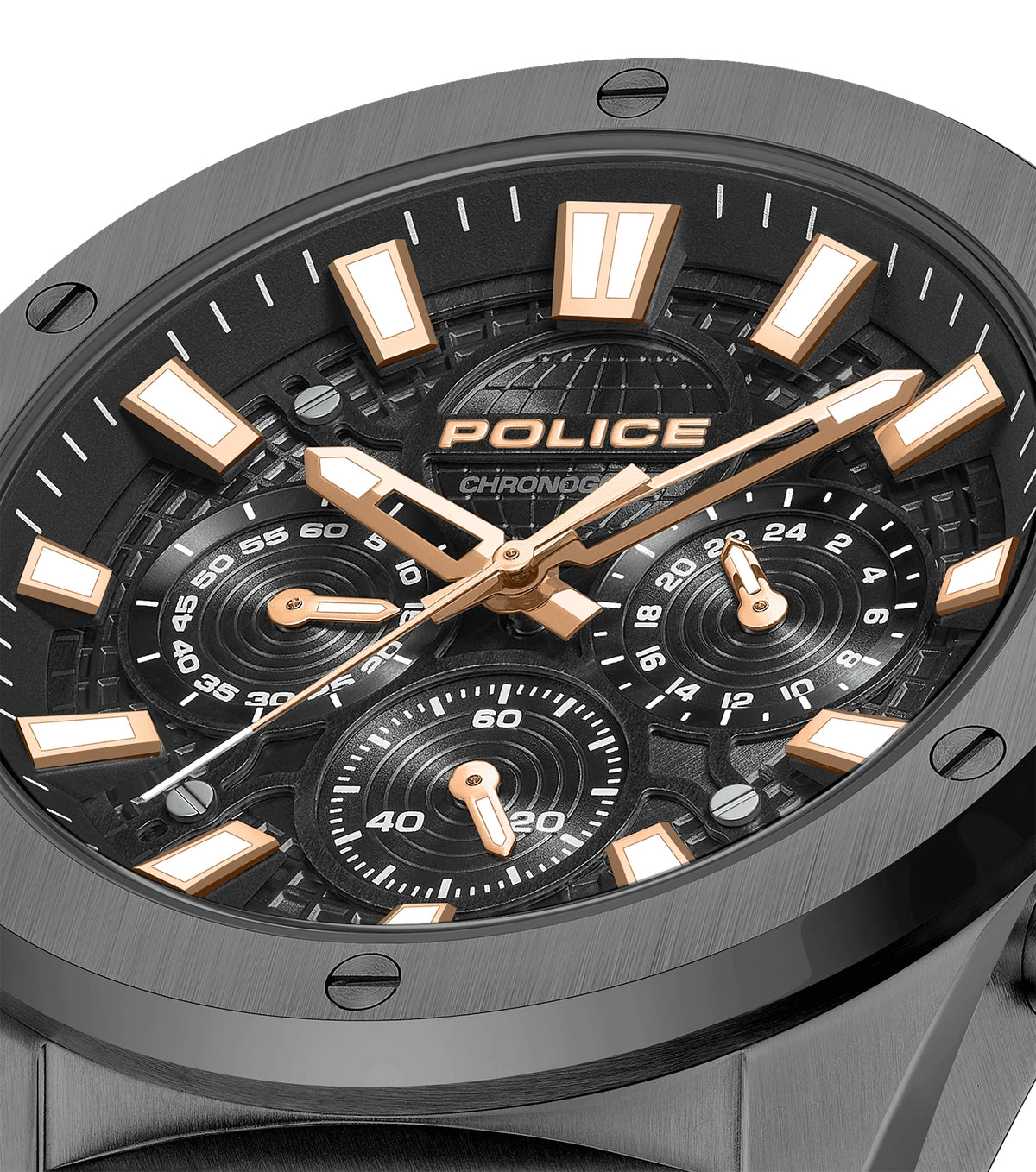 Police Moonstrike Men's Black Dial Chronograph Watch - PEWGK0093103