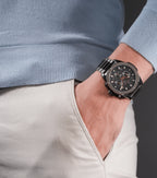 Police Moonstrike Men's Black Dial Chronograph Watch - PEWGK0093103