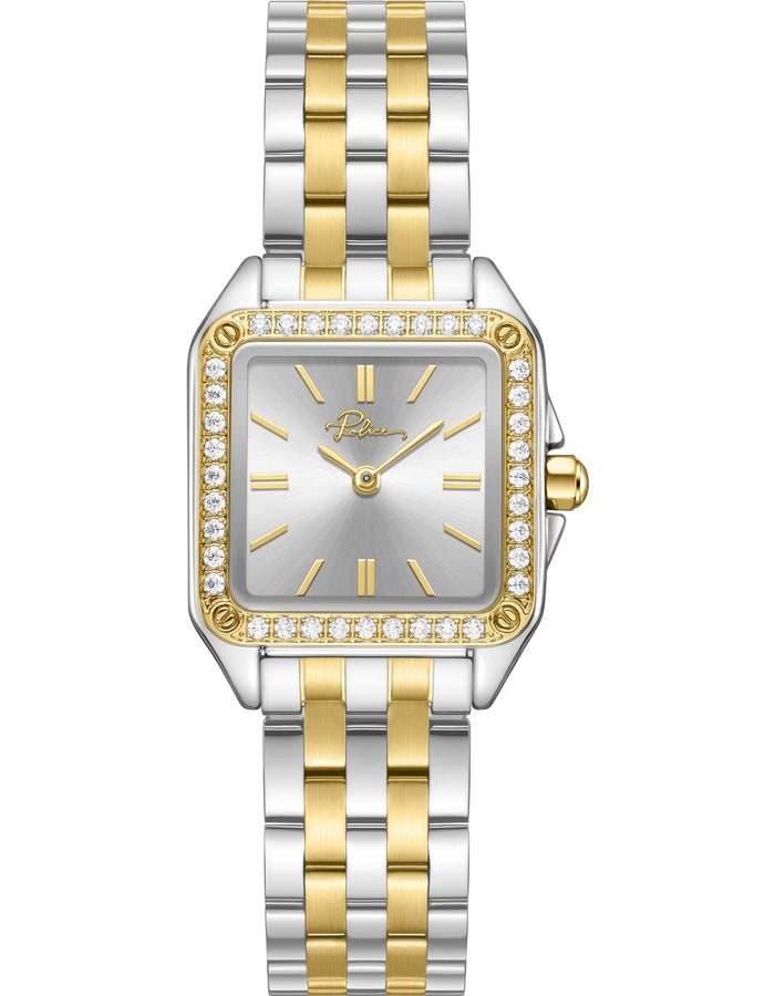 Police Silver Dial Two-Tone Bracelet Watch – PEWLG2240902