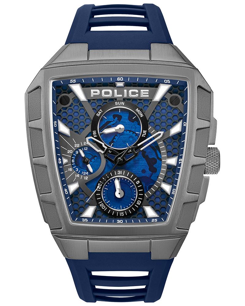 Police Tough Gear Men's Navy Dial Multifunction Watch – PEWGQ0056806