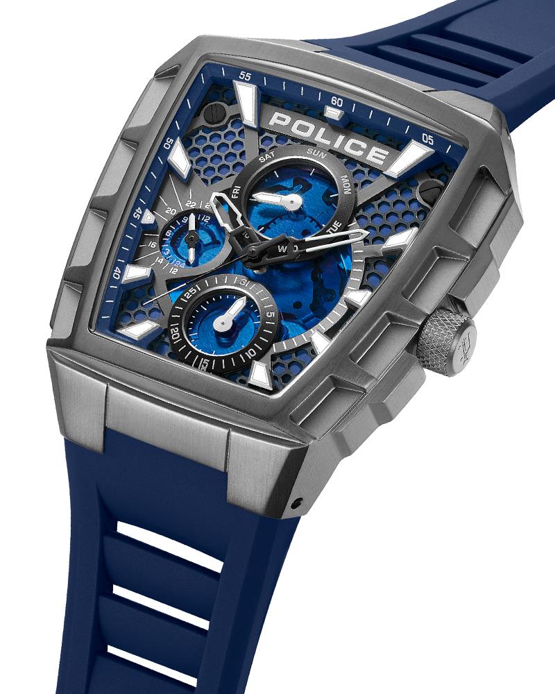 Police Tough Gear Men's Navy Dial Multifunction Watch – PEWGQ0056806
