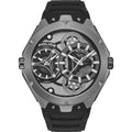 Police Scepter Men's Grey Open-Heart Dual Time Watch – PEWGM0081701