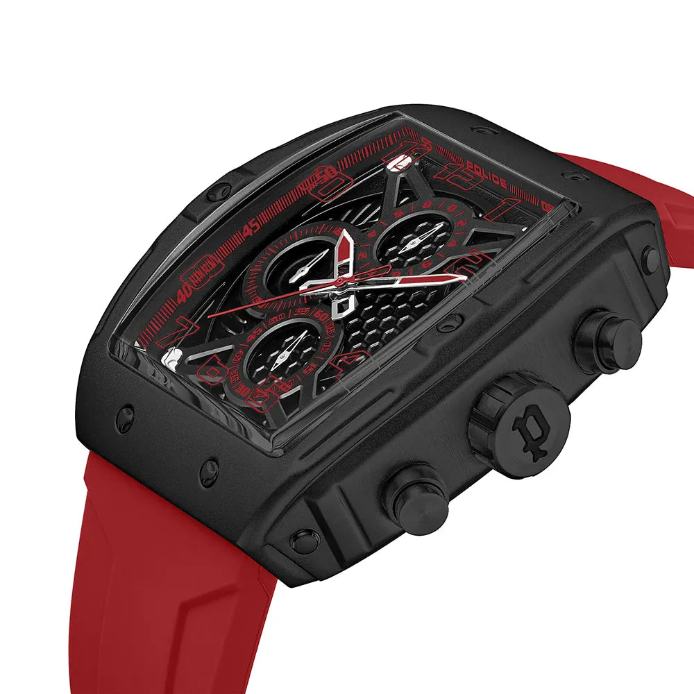 Police Coswig Men's Black Dial Chronograph Watch – PEWGO0063105
