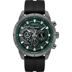 Police Neist Men's Green Dial Dual-Time Watch – PEWGQ0092703
