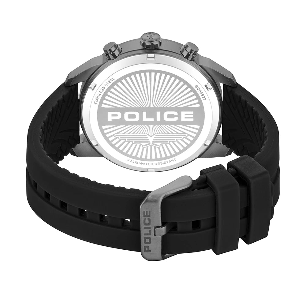 Police Neist Men's Green Dial Dual-Time Watch – PEWGQ0092703