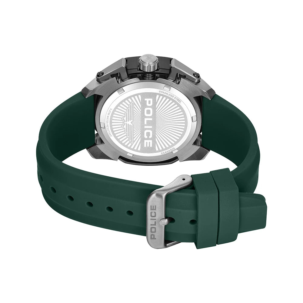 Police Centurian Men's Green Dial Multifunction Watch – PEWGQ0093202