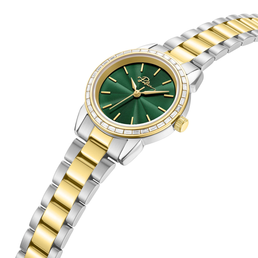 Police Green Dial Two-Tone Gold Bracelet Watch – PEWLG2240701
