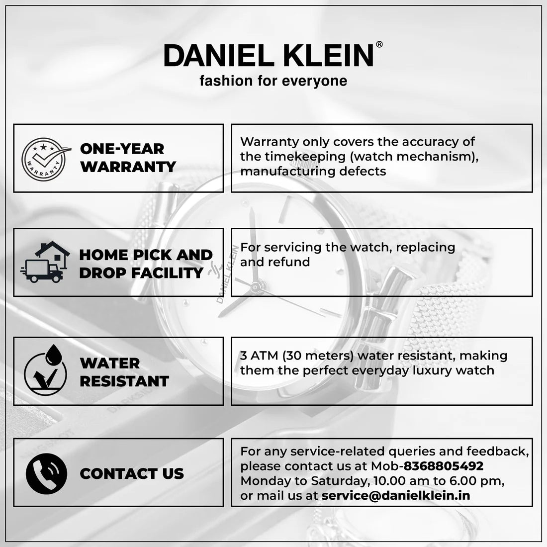 Daniel Klein Men's Green Dial Steel Watch