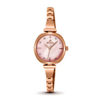 Westar Ornate Ladies MOP Pink Dial 28mm Quartz Watch