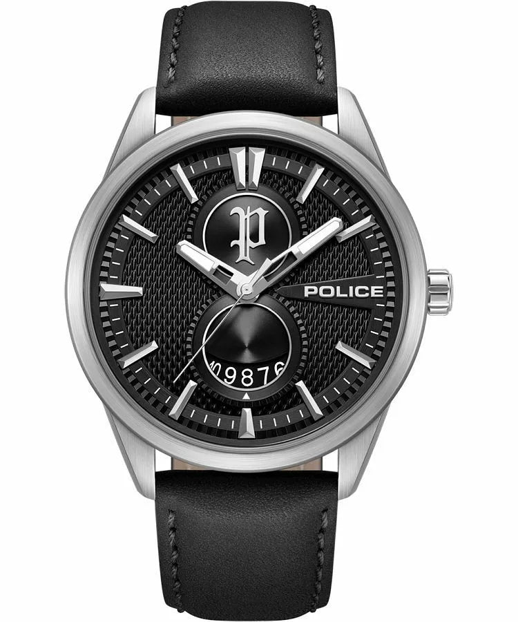 Police Styleshift Urban Black Leather Watch PEWGB0092601