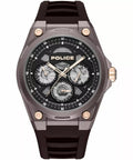 Police Dominion Men's Black Dial Multifunction Watch – PEWGQ0093801