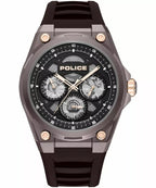 Police Dominion Men's Black Dial Multifunction Watch – PEWGQ0093801