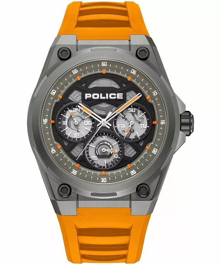 Police Dominion Men's Gunmetal Dial Multifunction Watch – PEWGQ0093802